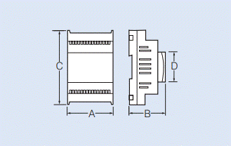 Dimension drawing for Aviator Max Expansion Module