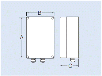 Dimension drawing for Aviator Fan Interface Module