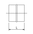 Dimension drawing for MCA.. Backdraft dampers for Mixvent Fans