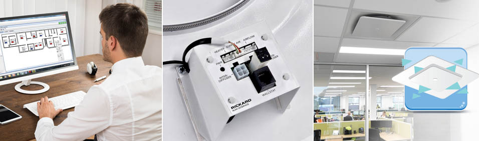 Electronic VAV Diffusers