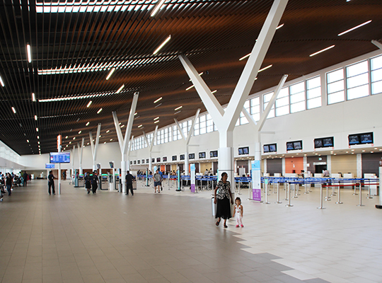 Fiji’s new-look airport 
