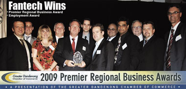 Fantech wins the Premier  Regional Business Awards