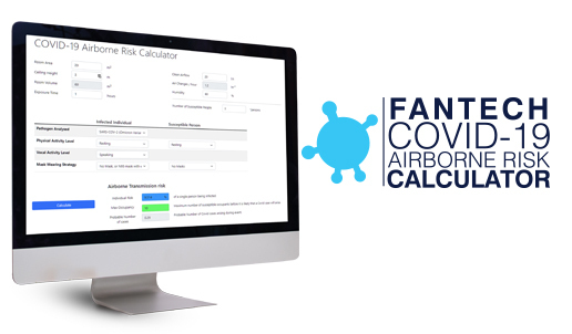 How to use the Fantech COVID-19 Airborne Risk Calculator